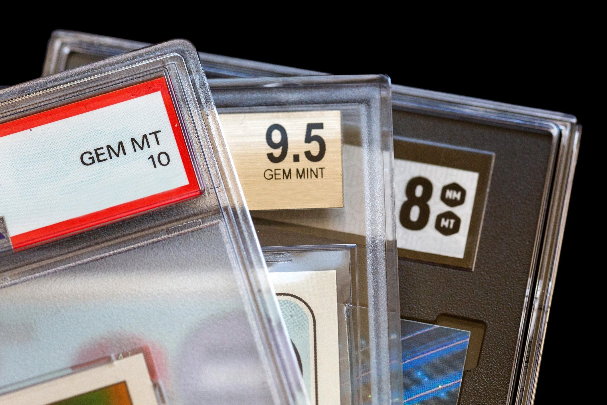 colorful trading cards collection